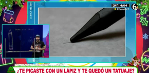 ¿Te picaste con un lápiz y te quedó una marca?