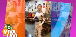 Mujeres atienden como robot en restaurantes de China