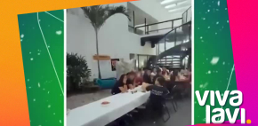 Policías de veracruz celebran su posada con strippers