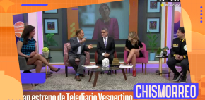 Jaime Núñez y Fernanda Tapia estrenan Telediario Vespertino