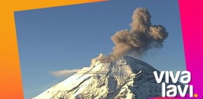 Alpinista muestra de cerca el volcán Popocatépetl