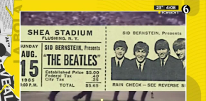 'The Beatles' fueron los primeros en hacer conciertos en estadios