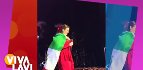 Yuridia defiende la bandera de México durante show en Texas