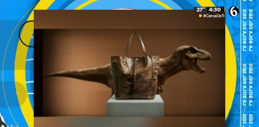 Cuero de dinosaurio para bolsas y carteras