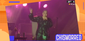 Lupita D'Alessio cumple su sueño de cantar en el Zócalo de la CDMX