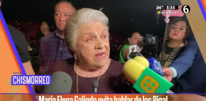 María Elena Galindo evita hablar de Los Pinal
