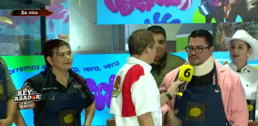 Dulce le mete el pie a Iván y provoca fuerte accidente