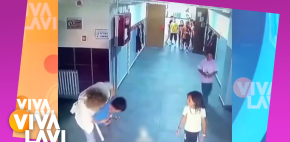 Maestra salva a niño de morir atragantado