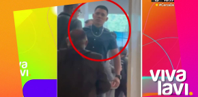 Tony Álvarez, reportero de canal 6, es amedrentado por guardespaldas