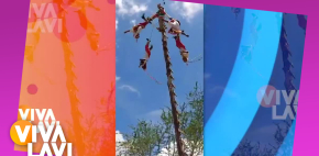 Voladores de papantla sufrien accidente