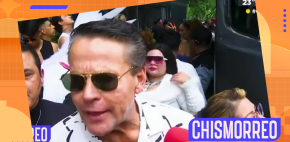 Alfredo Adame asiste a marcha del orgullo 2025