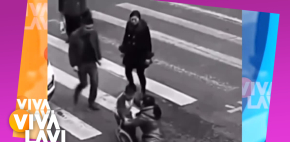 Niño se pelea con conductor por atropellar a su mamá