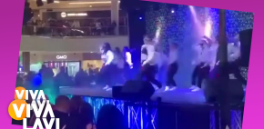 Cae escenario sobre bailarines
