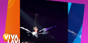 Katy Perry se lleva fuerte susto durante show