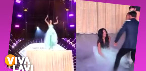 Participante sufre aparatorso accidente durante 'Miss Universe Latina'