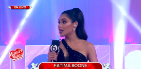 Fátima Boone deslumbra belleza en primer programa