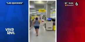 Exhiben a mujer por irse de tienda sin pagar