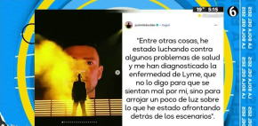 Justin Timberlake anuncia que tiene la enfermedad de Lyme