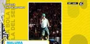 Maluma regaña a mujer del público