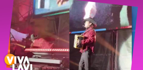 Jorge Hernández, de Los Tigres del Norte sufre caída durante concierto