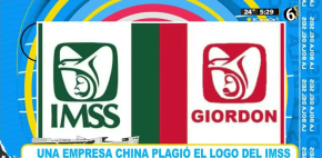 Una empresa china plagió el logo del IMSS