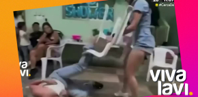 Baby Shower se convierte en lucha libre