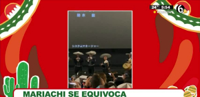 Mariachi se equivoca y toca en una película de anime
