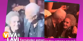 Viuda de Vicente Fernández es captada muy cariñosa con un galán
