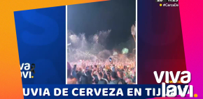 Durante concierto fans 'provocan' lluvia de cerveza