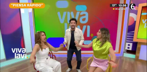 Violeta Moreno y Yake Rosales en el 'Piensa Rápido'
