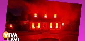 Vecinos denuncian 'incendio' en casa y era decoración de halloween