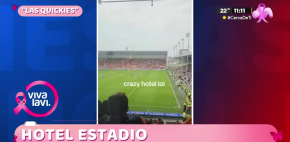 Así luce un hotel dentro de estadio