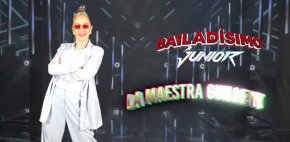 La maestra Guille el jurado de Bailadísimo Junior