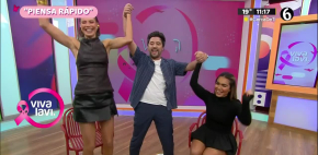 Natalia Valenzuela y Ximena Ramírez en el 'Piensa Rápido'
