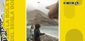 Platillo volador sorprende a turistas