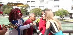 Chemo, Dani y Popis incomodando gente en Paseo Santa Lucía