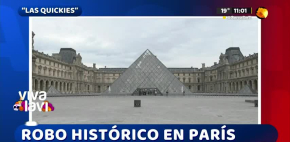 Ladrones atacan la Galería Apolo del Louvre en París