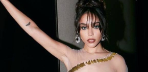 Danna impactó a todos con un vestido estilo victoriano