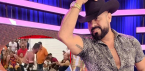 Mafioso se 'roba' el andador de una viejita durante lucha