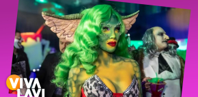 Belinda impacta con su disfraz de 'Greta' de gremlins