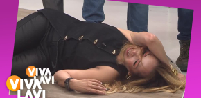 Gina Pastor se 'desmaya' en vivo