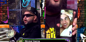 En videollamada Héctor Garza enseña de más