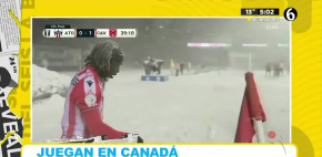 Juegan en Canadá a menos 10 grados