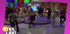 Gina Pastor se cae en vivo