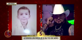 'Potro' llora al recordar su foto de niño