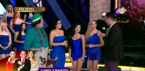 Representantes de 'Aficionados' en el certámen 'Señorita Es Show'