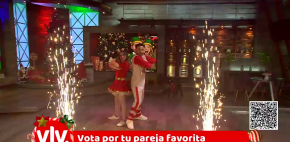 Yams y Jerry Hernández en el Gran Show Navideño