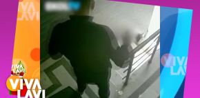 Hombre lanza a su hija por las escaleras