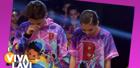 Primeros momentos de lo que se vivió en la noche de la gran final de Bailadísimo Jr.