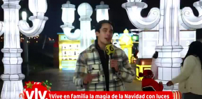 Emilio sale a visitar lugares navideños para pasear en familia